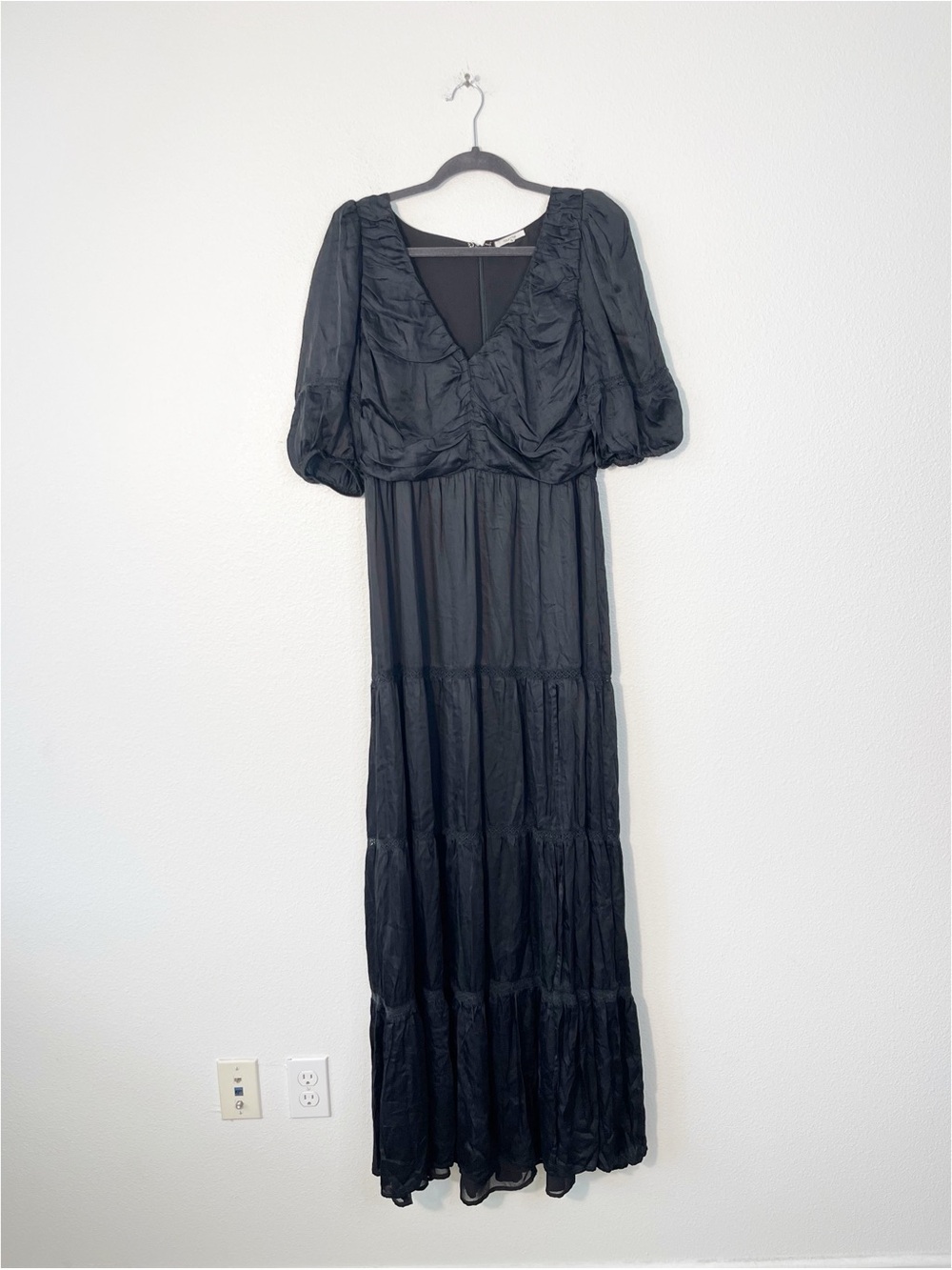 Tularosa Revolve Kalena Maxi Dress Black Night Bohemian Formal Dress XL - Picture 2 of 11